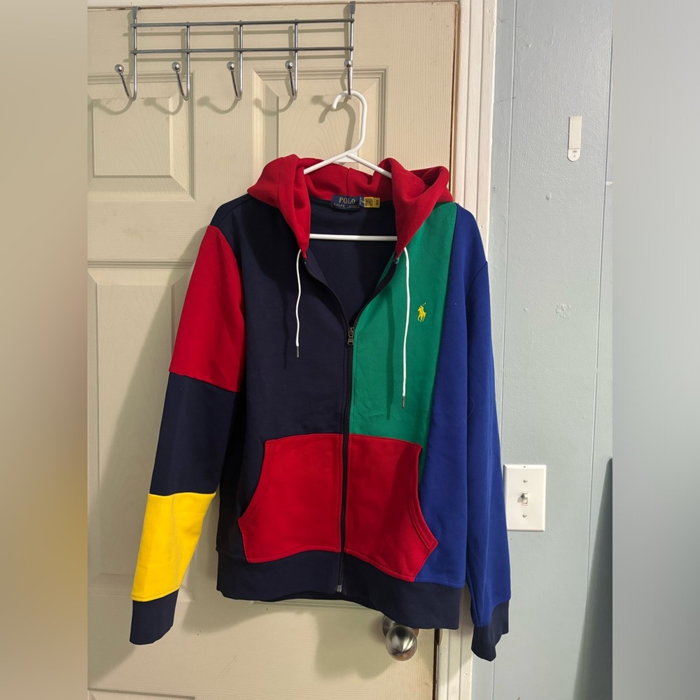 Polo By Ralph Lauren Colour Block Zip Up